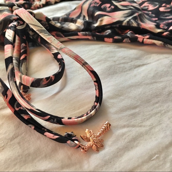 Reversible Tropical Bathing suit bikini Sz L - Picture 7 of 15